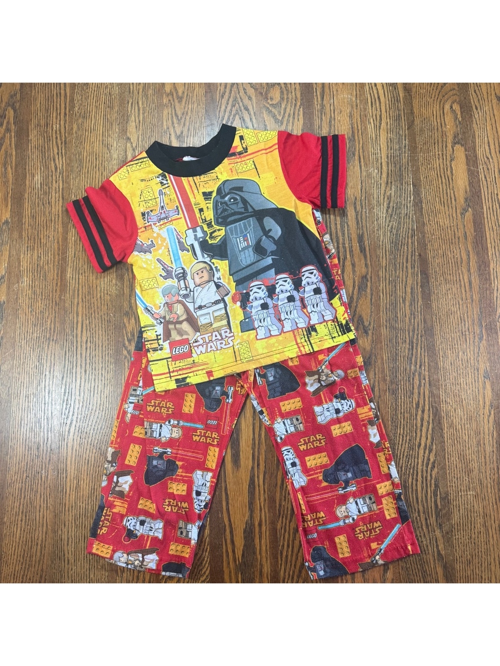 LEGO Star Wars Boys Pajama Set Darth Vader Stormtrooper Size 4T